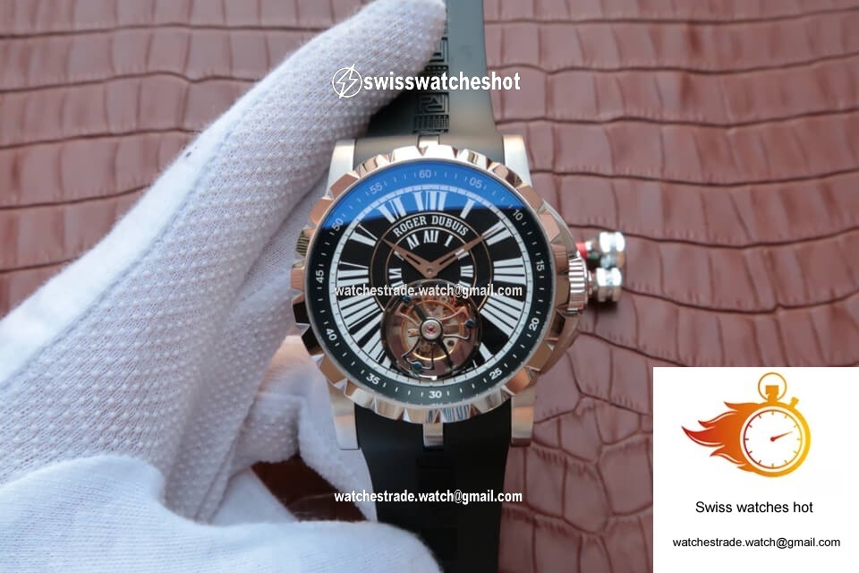 Roger Dubuis Hommage Tourbillon JB Factory Black Dial 1