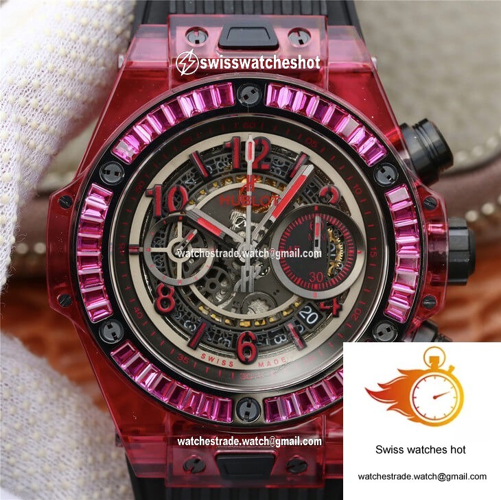 Hublot Big Bang 411.JX.4802.RT Red Case Black Strap 1