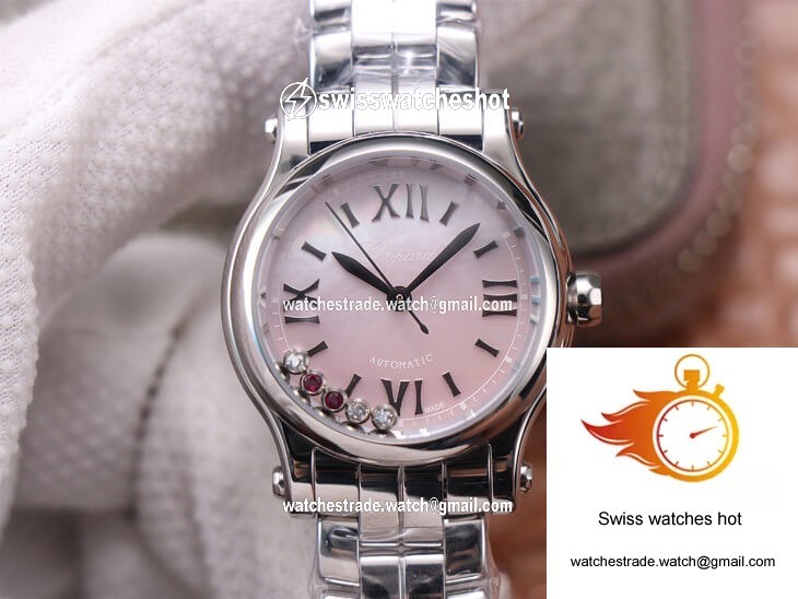 Chopard Happy Sport 278573 YF Factory Pink Dial 1