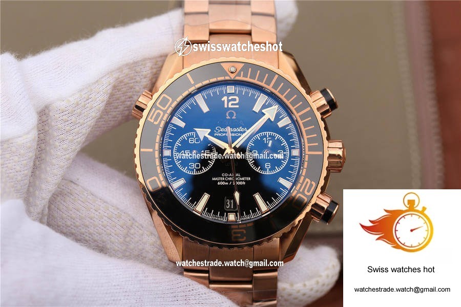 Omega Seamaster Ocean Universe Timing 232.63.46 OM Factory Black Dial 1