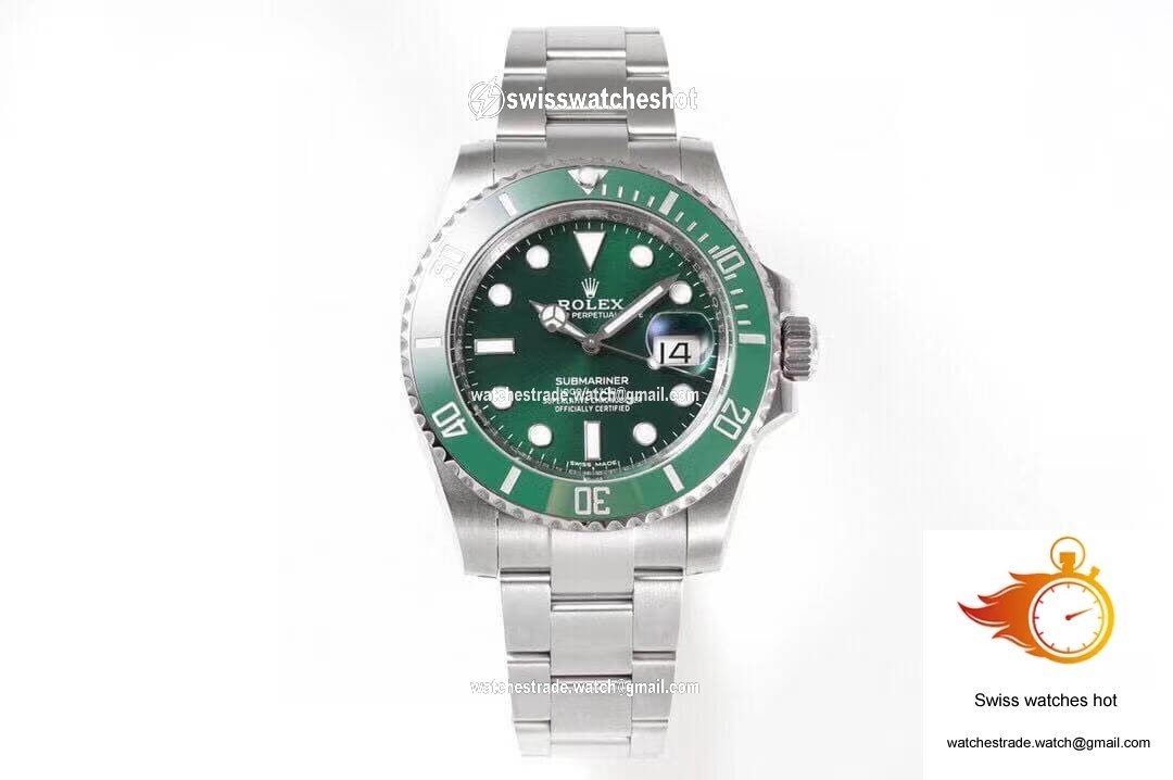 Rolex Submariner 116610LV-97200 ZF Factory Green Dial Stainless Steel Strap 1