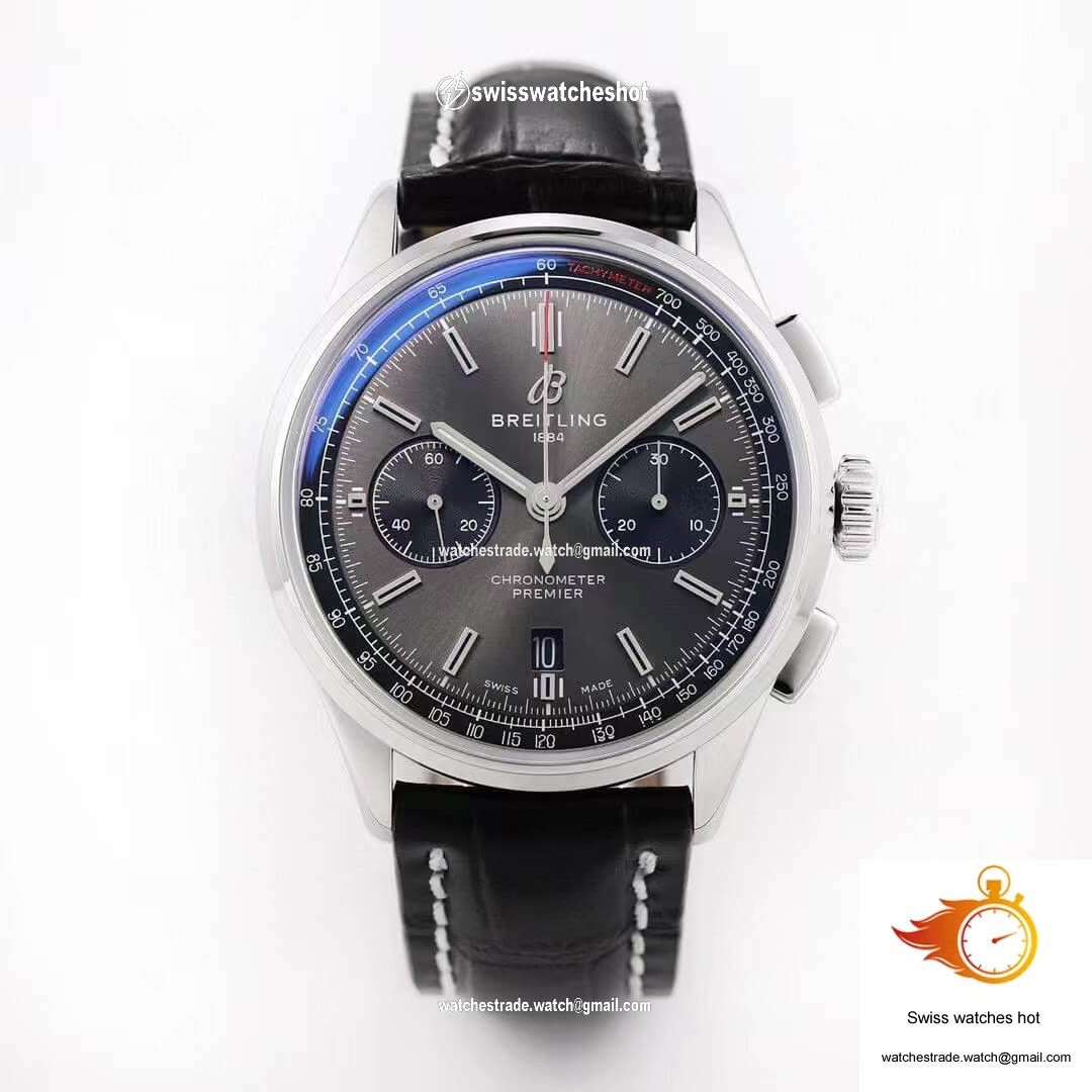Breitling Premier B01 Chronograph AB0118221B1P1 GF Factory V2 Grey Dial 1