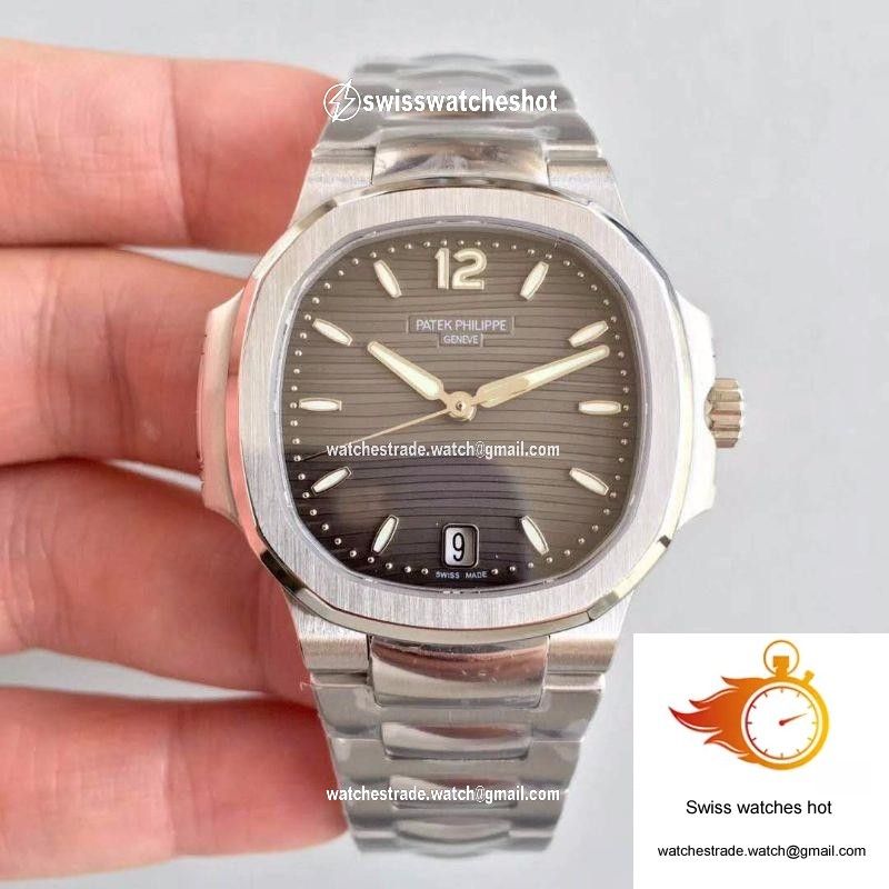 Patek Philippe Nautilus Ladies 7118/1A-011 PF Factory Anthracite Dial 1