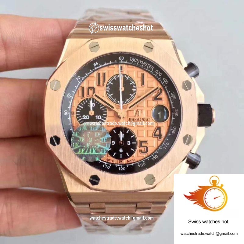 Audemars Piguet Royal Oak Offshore 26470OR.OO.1000OR.01 JF Factory V2 Gold Dial 1