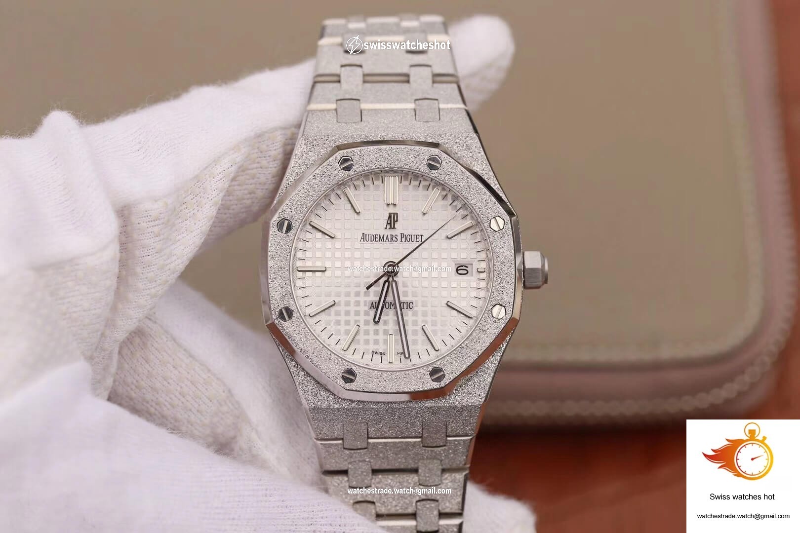 Audemars Piguet Royal Oak 15454BC.GG.1259BC.01 JH Factory Silver Dial 1