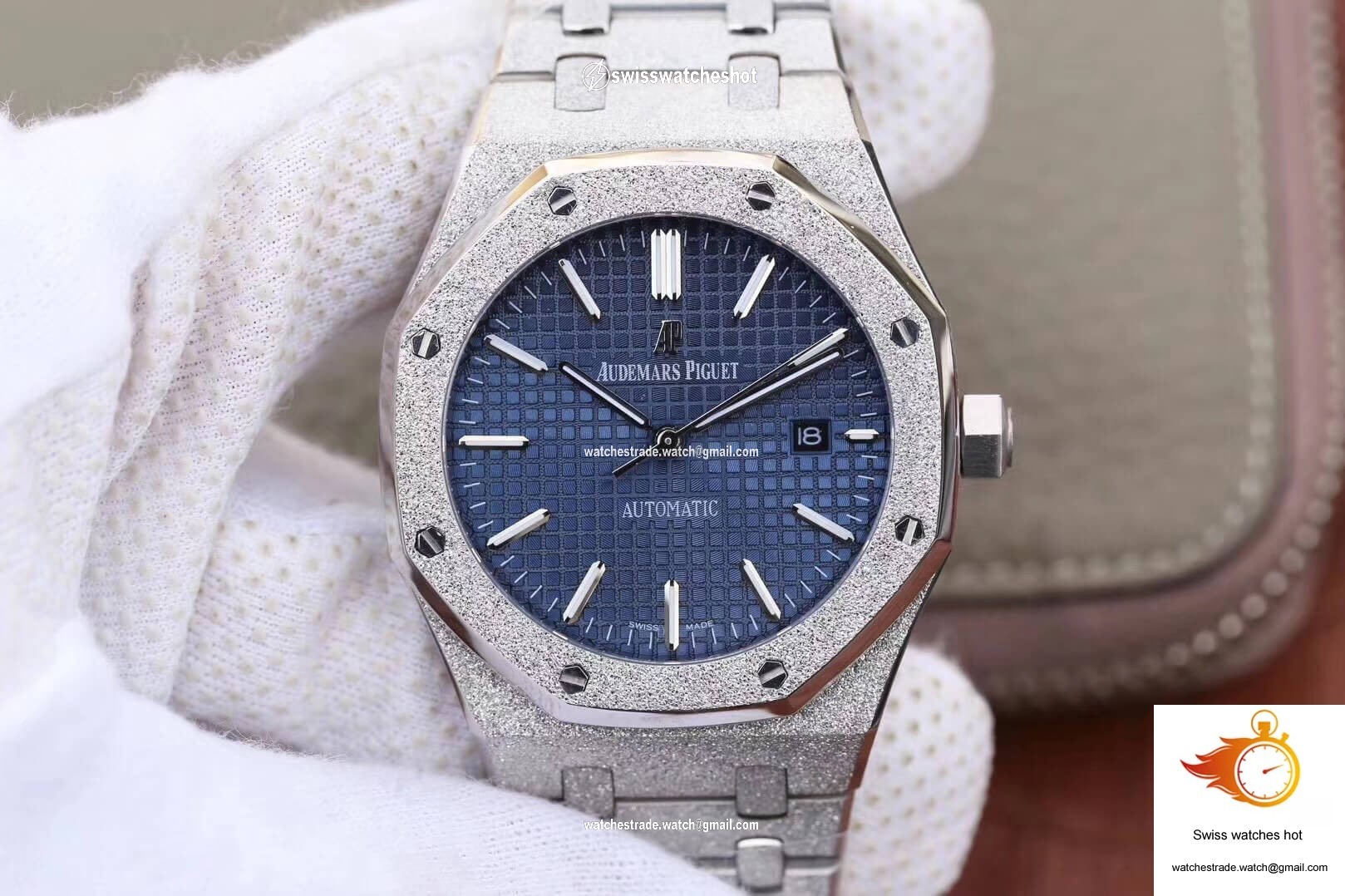 Audemars Piguet Royal Oak 15454BC.GG.1259BC.01 JH Factory Blue Dial 1