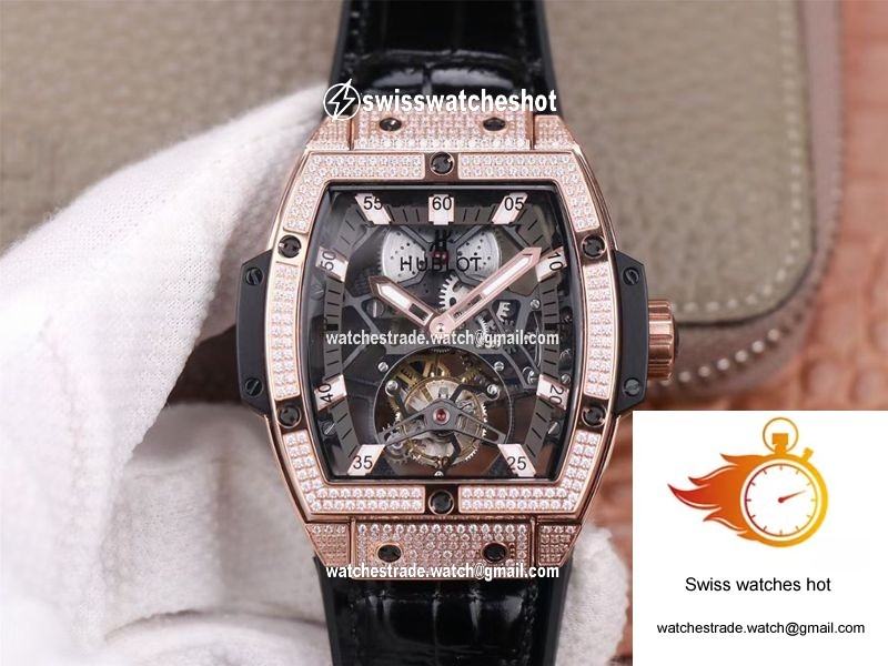 Hublot Masterpiece Tourbillon 906.OX.0123.VR.AES13 JB Factory Rose Gold Diamond 1