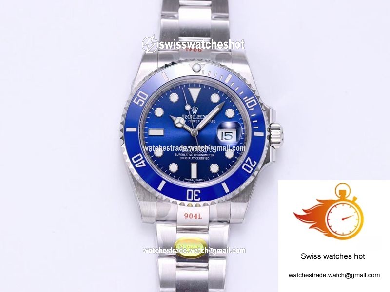 Rolex Submariner 116619LB-97209 Noob Factory V10 Blue Dial 1