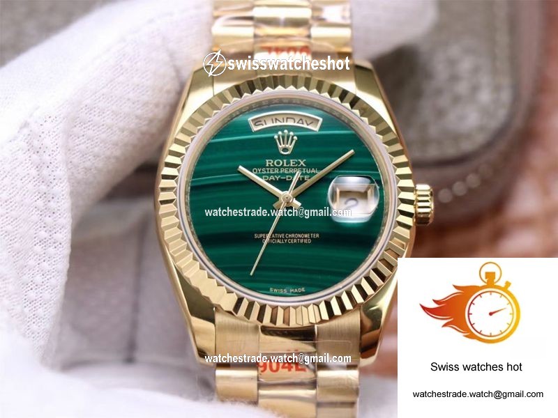 Rolex Day Date President 18238 Malachite Green Dial 1