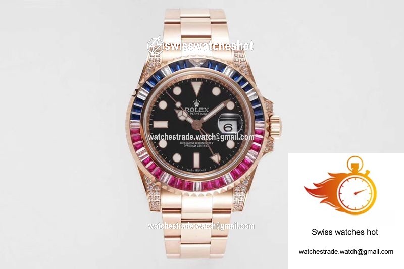 Rolex GMT Master II 116759 SAru ROF Factory Rose Gold 1