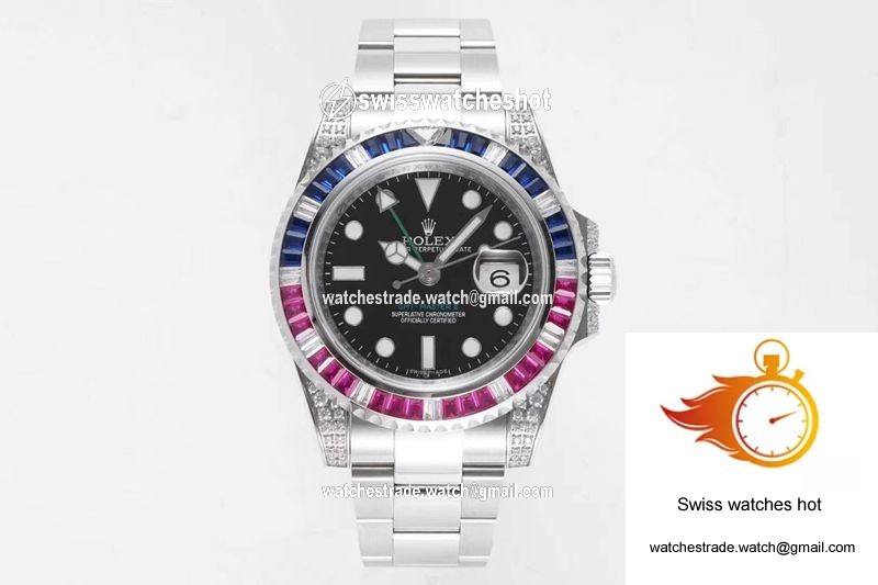 Rolex GMT Master II 116759 SAru-78209 ROF Factory Black Dial 1