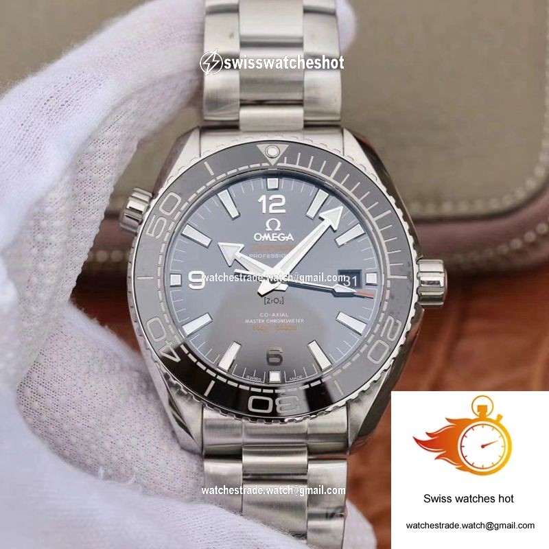 Omega Seamaster 215.30.44.21.01.001 Planet Ocean 600M VS Factory Black Ceramic Dial 1