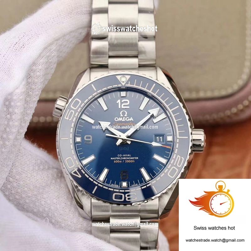 Omega Seamaster 215.30.44.21.03.001 Planet Ocean 600M VS Factory Blue Ceramic Dial 1