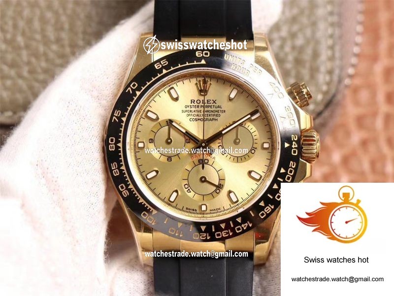Rolex Daytona M116518LN-0042 Noob Factory Champagne Dial 4130 Movement 1