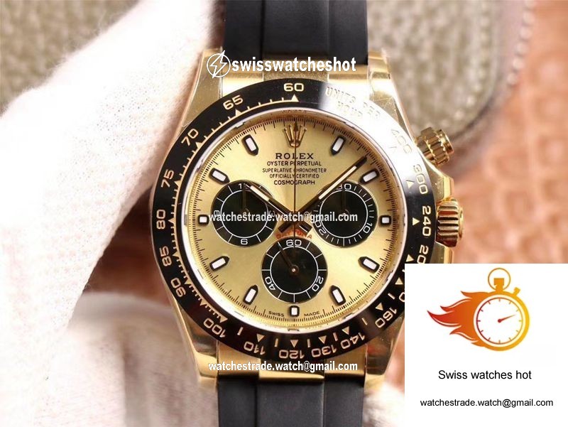 Rolex Daytona M116518LN-0048 Noob Factory Champagne Dial 4130 Movement 1