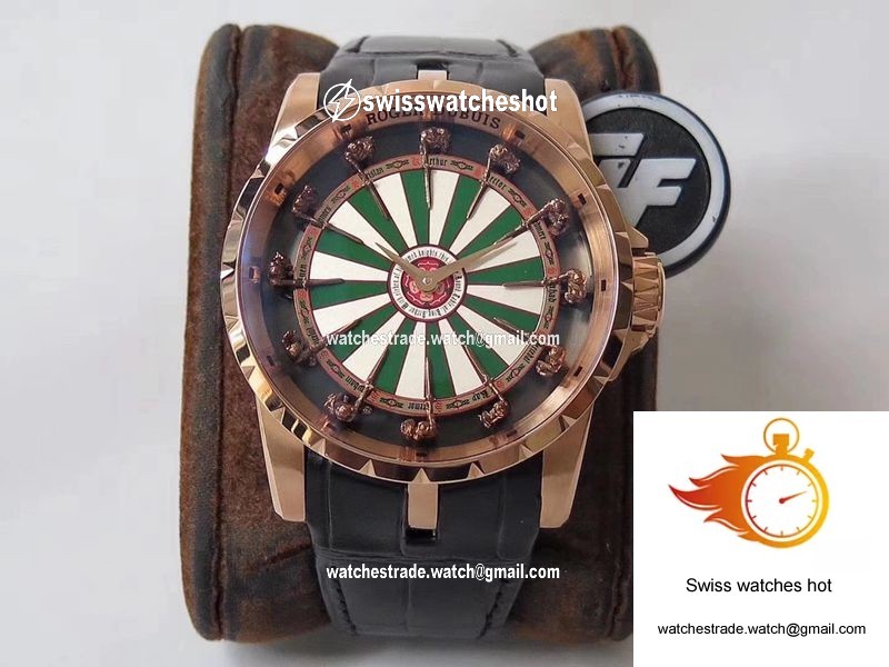 Roger Dubuis Excalibur RDDBEX0398 Knights of the Round Table II ZF Factory Rose Gold 1