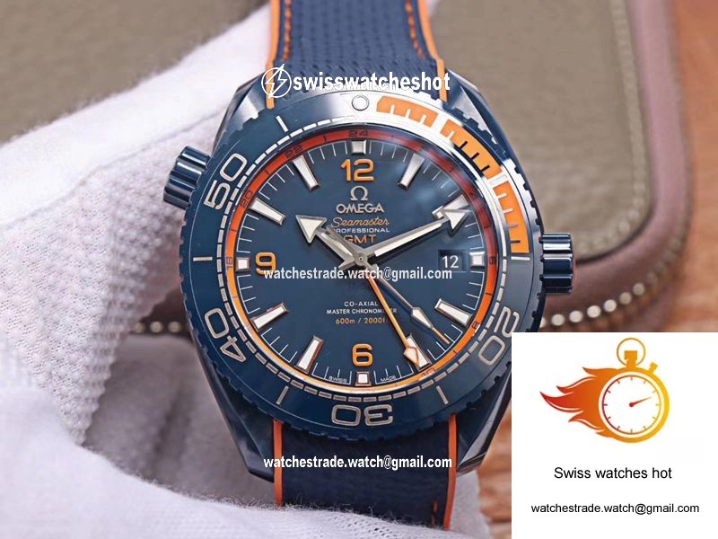 Omega Seamaster 215.92.46.22.03.001 GMT VS Factory Blue Ceramic 1