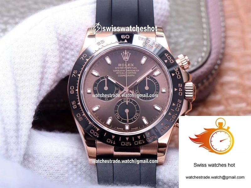 Rolex Daytona M116515LN-0041 Noob Factory Chocolate Dial 4130 Movement 1