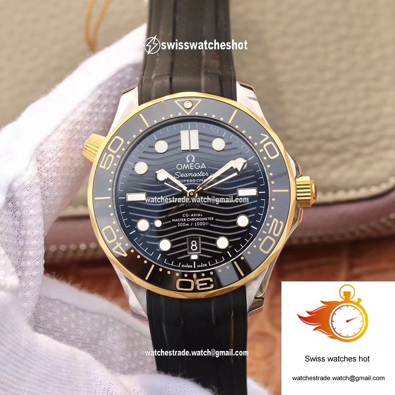 Omega Seamaster Diver 300M 210.22.42.20.01.001 VS Factory Black Dial 1