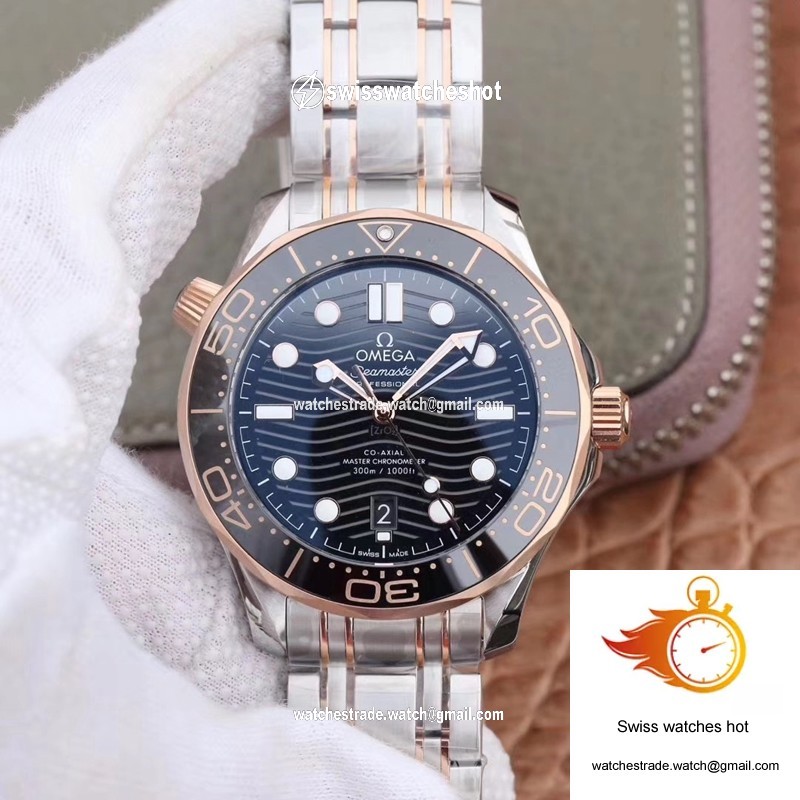 Omega Seamaster Diver 300M 210.20.42.20.01.001 VS Factory Black Dial 1