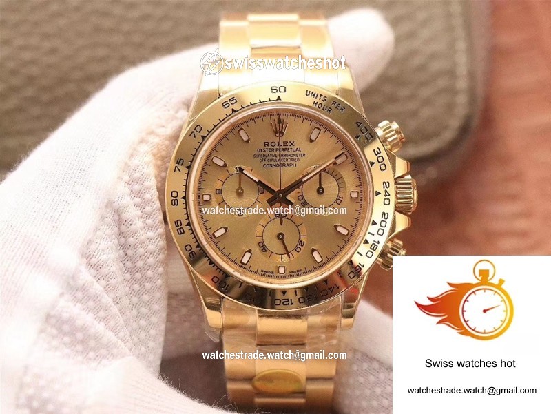 Rolex Daytona Cosmograph M116508-0003 Noob Factory Gold Dial 1