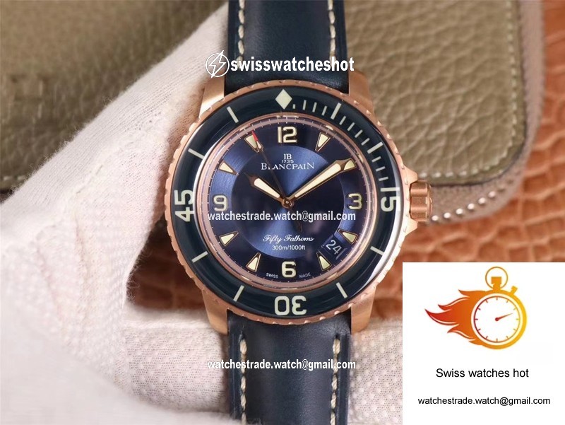 Blancpain Fifty Fathoms 5015-3603C-63B ZF Factory Blue Dial 1