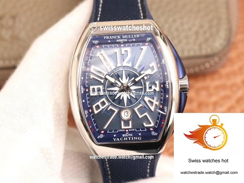Franck Muller MEN'S Collection V45 SC DT AC BL Yachting ZF Factory Blue Dial 1