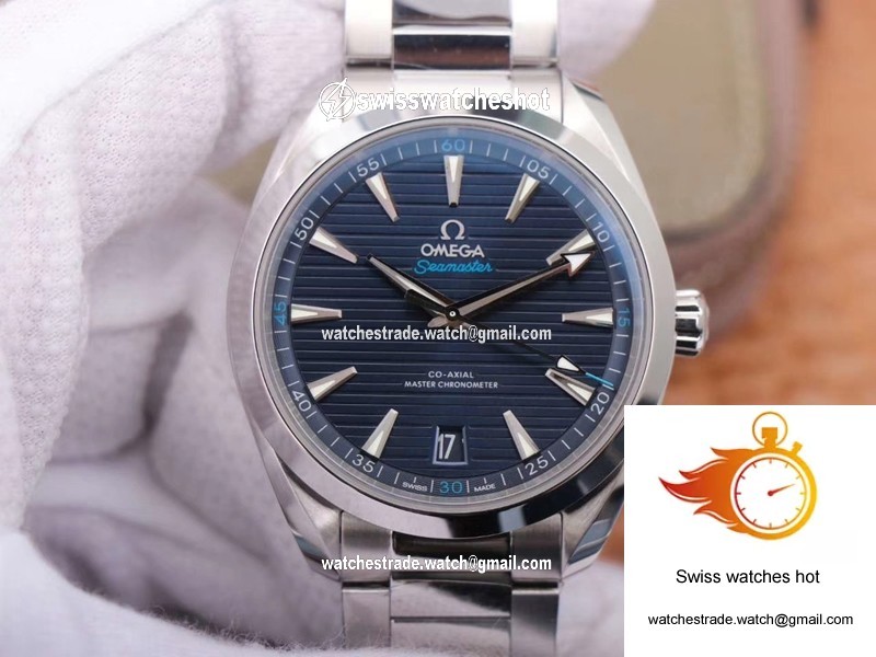 Omega Seamaster 220.10.41.21.03.001 VS Factory Blue Dial 1