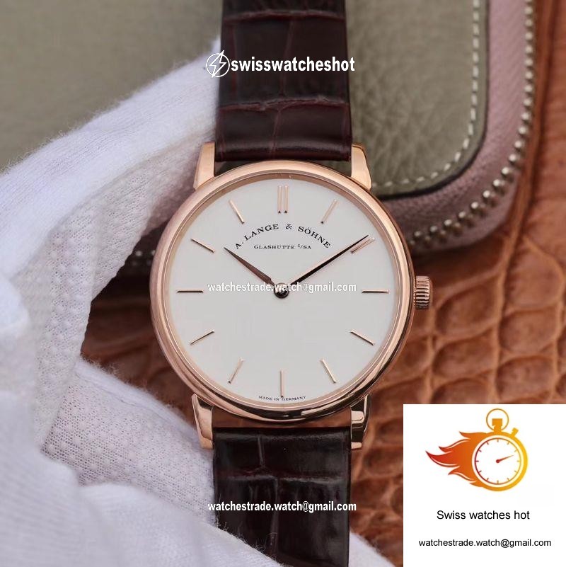 A. Lange & Sohne Saxonia Thin Pink Gold 201.033 SV Factory 1