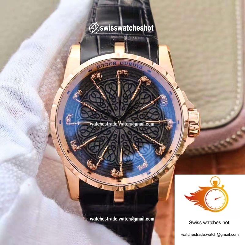 ZF Factory Roger Dubuis Excalibur Knights Of The Round Table II RDDBEX0511 Rose Gold 1