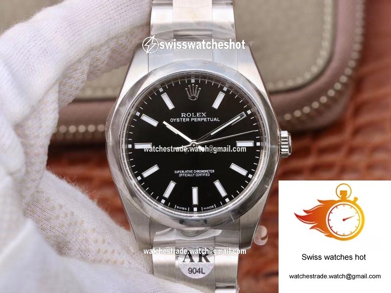 Rolex Oyster Perpetual 114300 39mm AR Factory Black Dial 1