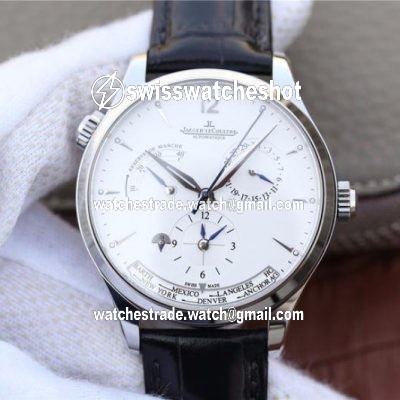 Jaeger-LeCoultre Master Geographic Steel 1428421 Silver Dial 1
