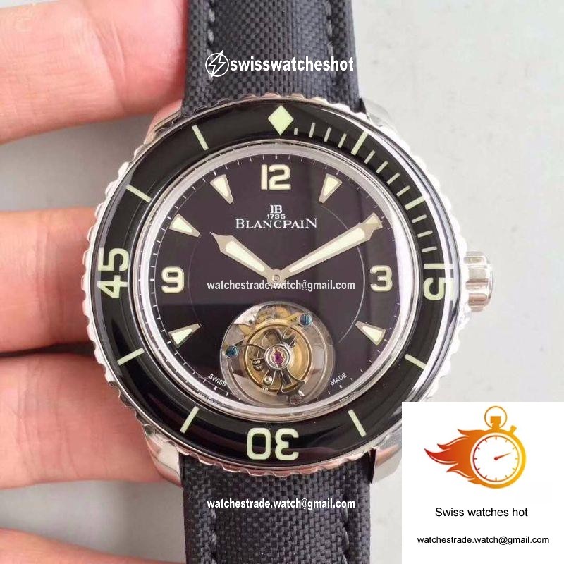 Blancpain Fifty Fathoms Tourbillon JB Factory Black Dial 1
