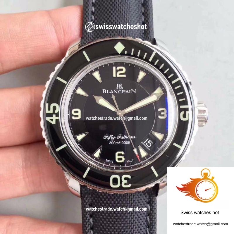 Blancpain Fifty Fathoms 5015-1130-52 ZF Factory Black Dial 1