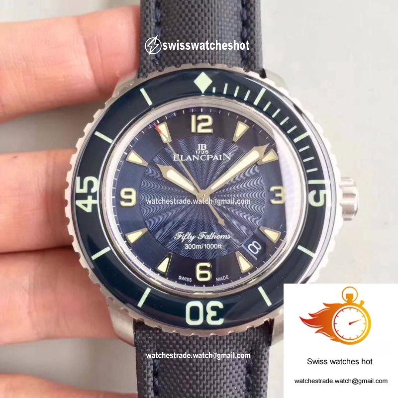 Blancpain Fifty Fathoms 5015D-1140-52B ZF Factory Blue Dial 1