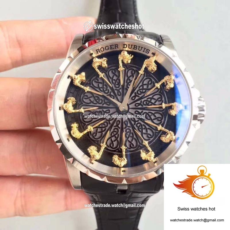 Roger Dubuis Excalibur Knights Of The Round Table II RDDBEX0495 Black Dial 1
