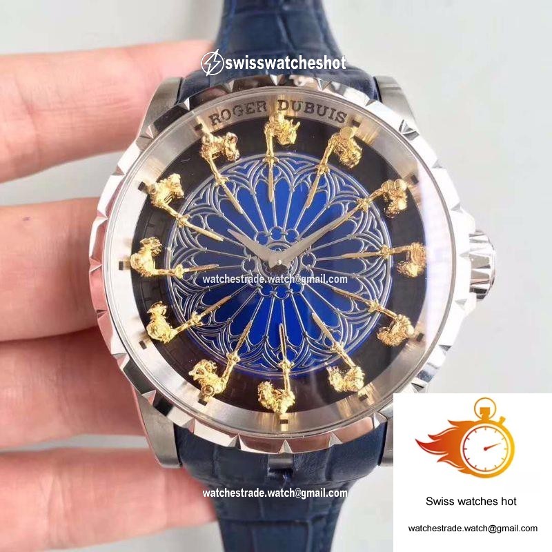 Roger Dubuis Excalibur Knights Of The Round Table II RDDBEX0495 Blue Dial 1
