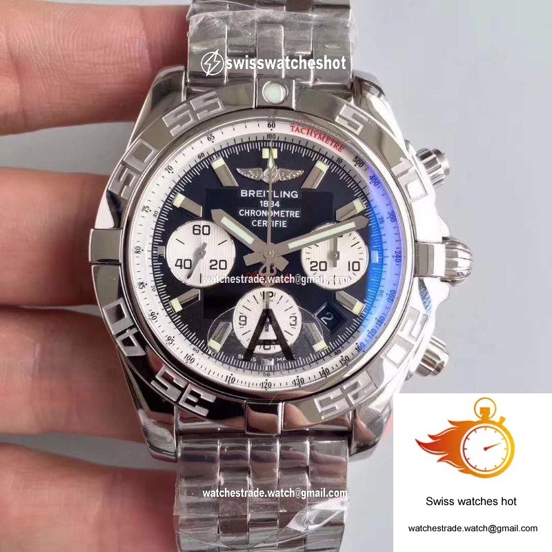 Breitling Chronomat 44MM AB011012/B967/375A GF Factory Dark Blue Dial 1