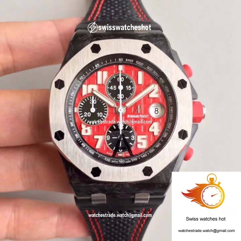 Audemars Piguet Royal Oak Offshore Singapore GP F1 26190OS.OO.D003CU.01 JF Factory Red Dial 1
