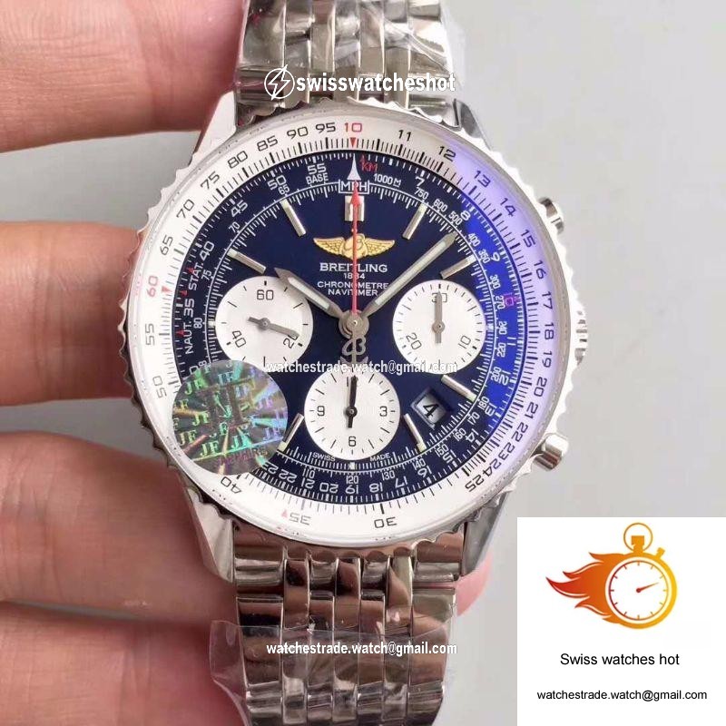 Breitling Navitimer 01 AB012012/BB01/447A JF Factory Blue Dial 1