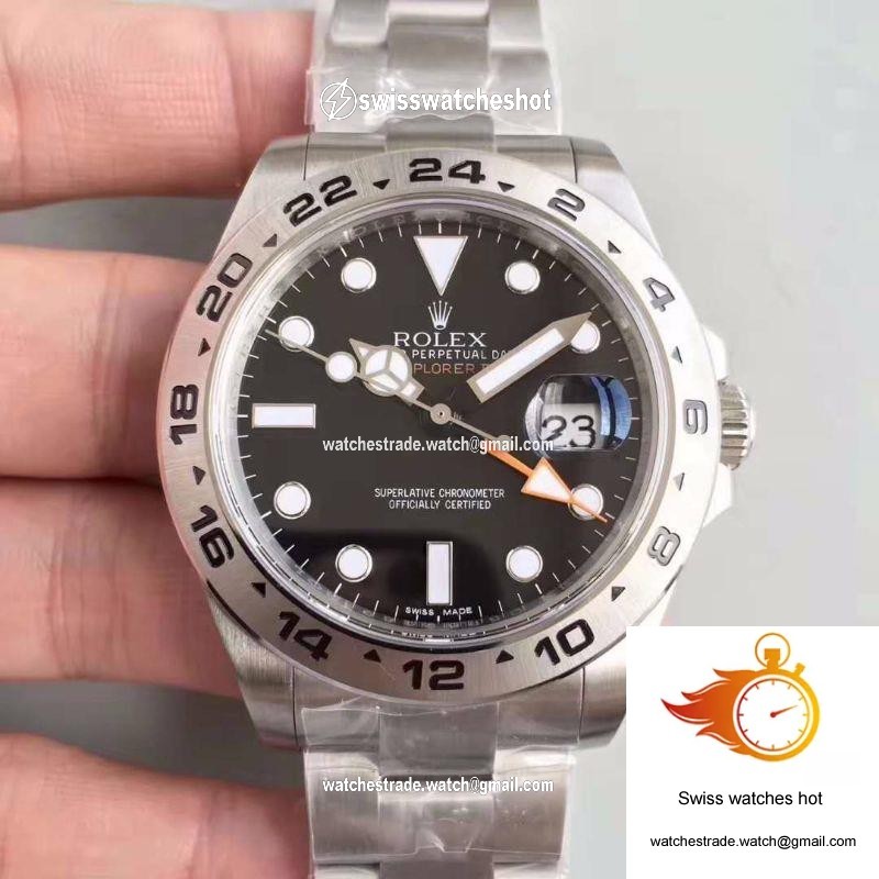 Rolex Explorer II 216570 2018 Noob Factory V7 Black Dial 1