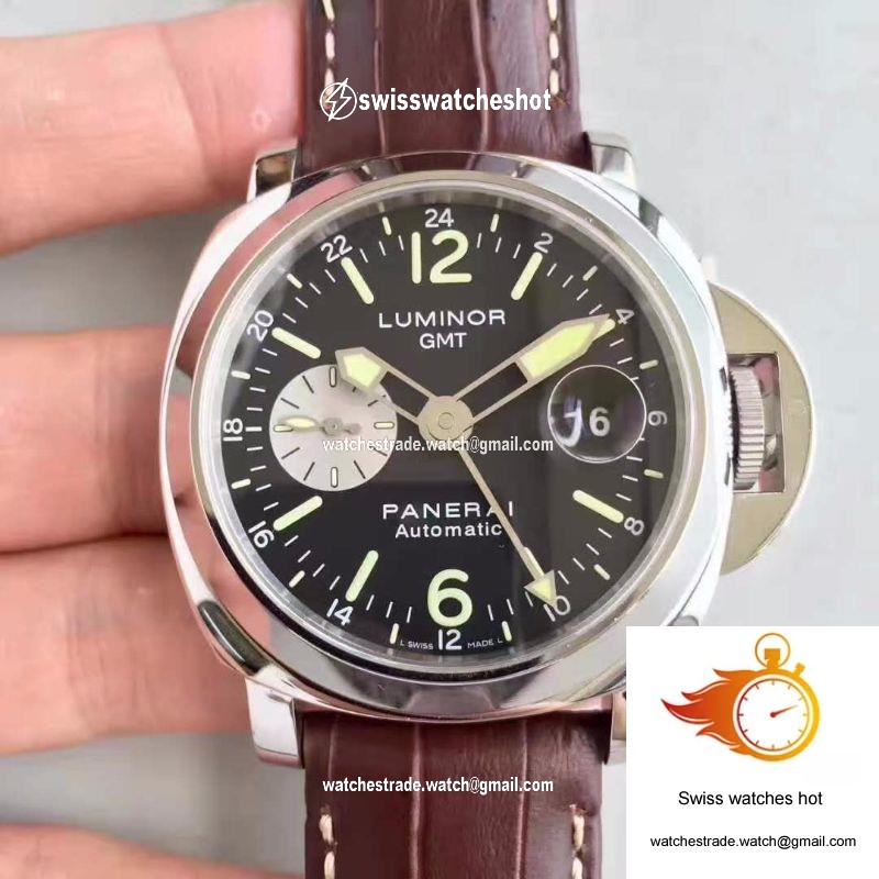 Panerai Luminor GMT PAM088 Black Dial 1