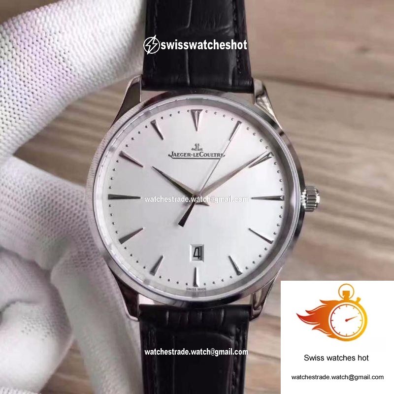 Jaeger-LeCoultre Master Ultra Thin Date 1288420 ZF Factory Silver Dial 1