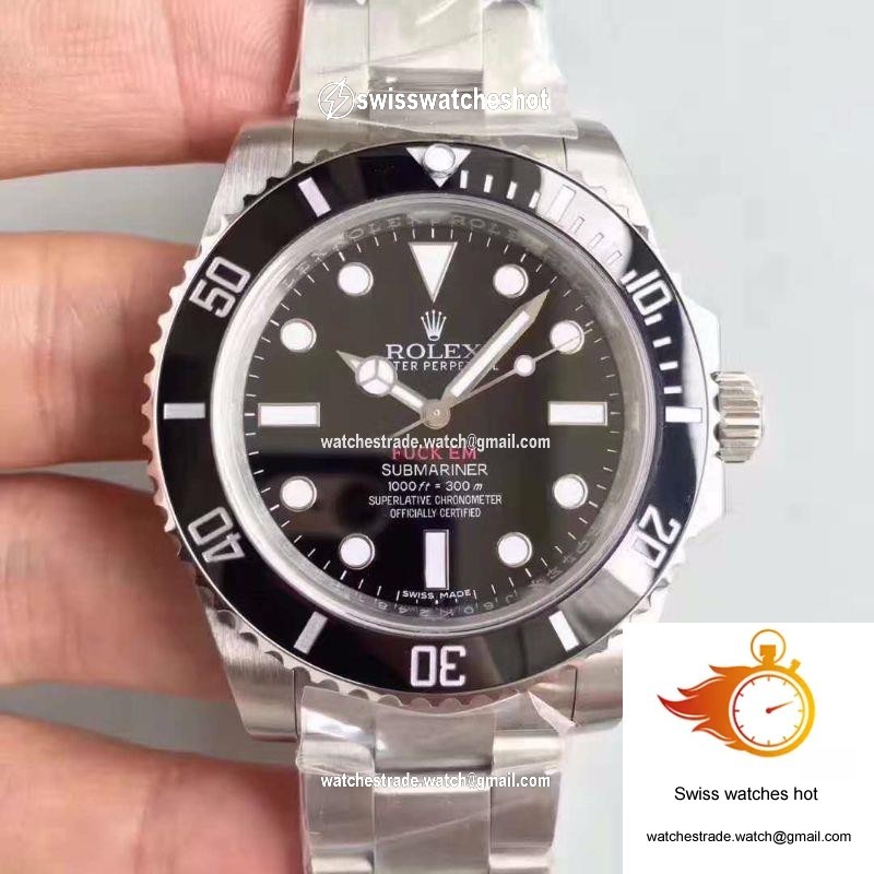 Rolex Submariner 114060 Noob Factory V9 Black Dial 1