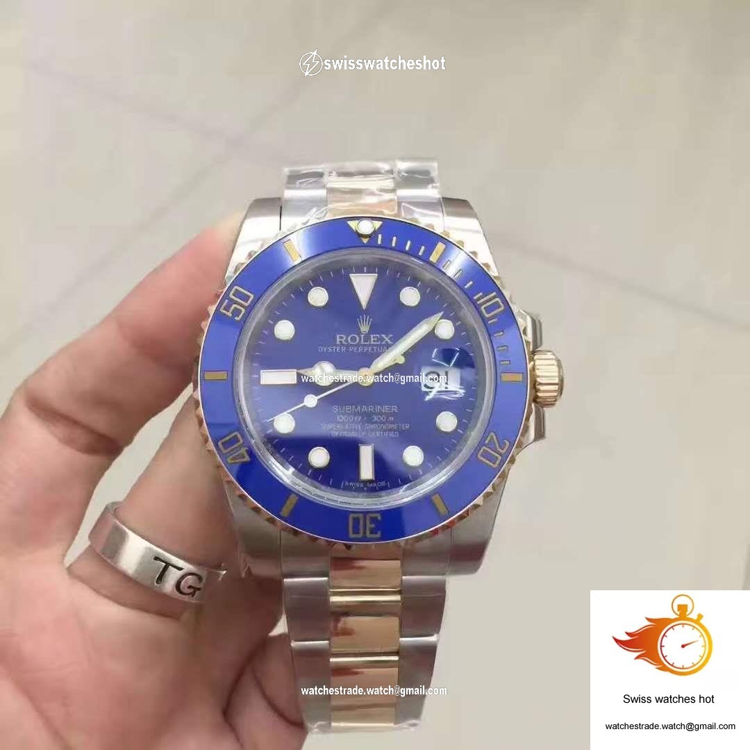 Rolex Submariner Date 116613LB Noob Factory V8 Blue Dial 1
