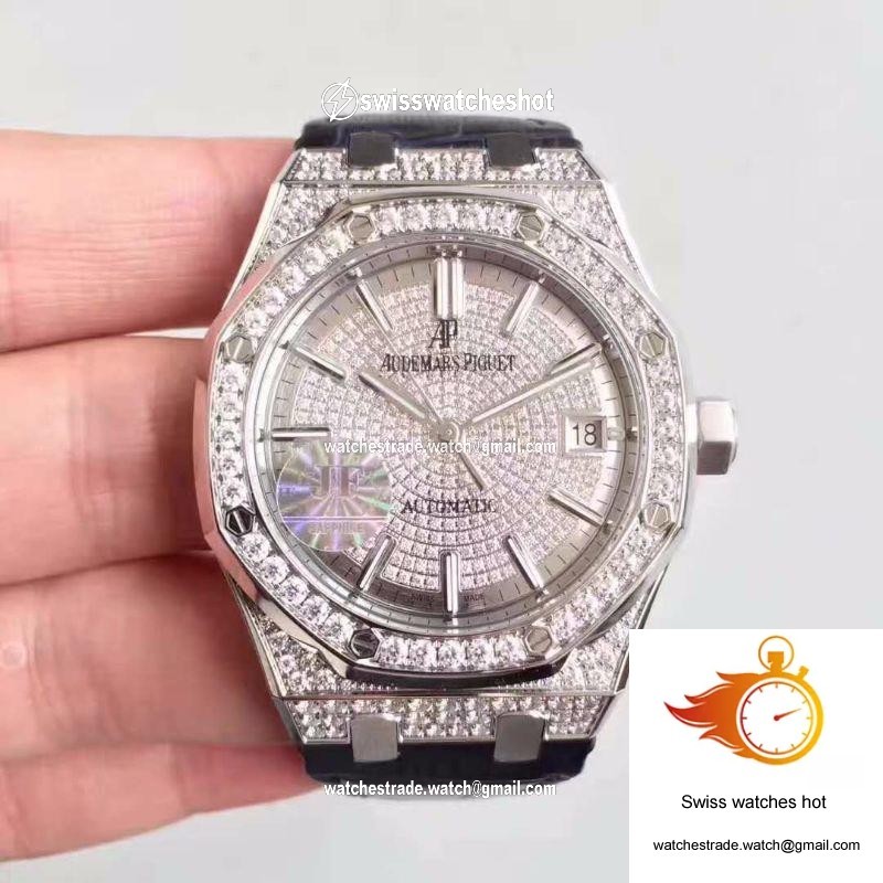 Audemars Piguet Royal Oak 15450 JF Factory Diamond Dial 1