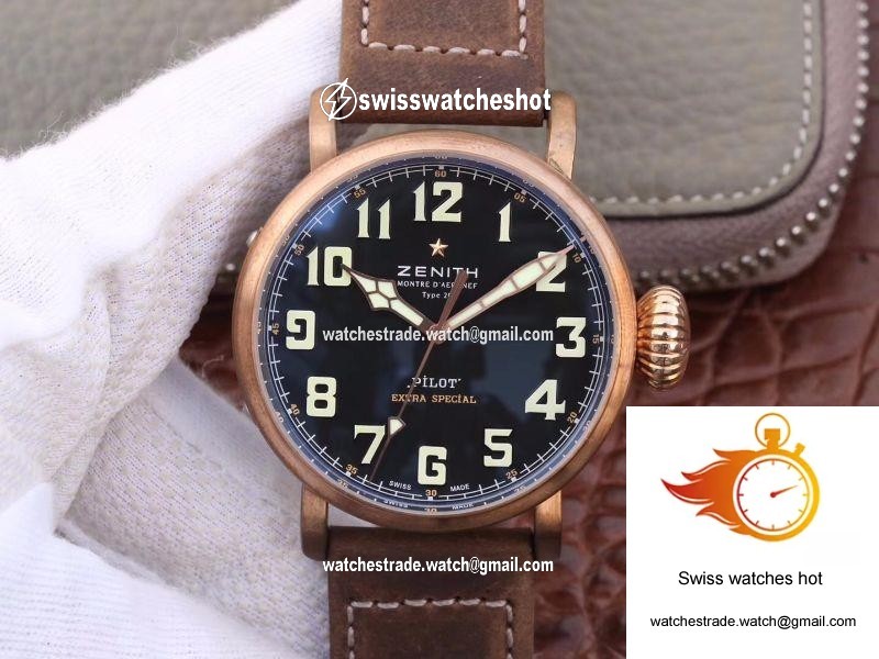 Zenith Pilot Type 20 Extra Special Bronze 29.2430.679.21.C753 XF Factory Black Dial 1