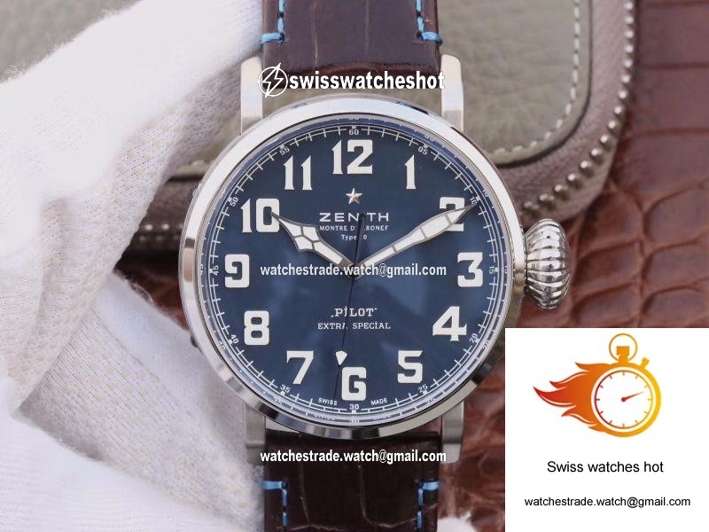 Zenith Pilot Type 20 Extra Special 03.2430.3000.21.C738 XF Factory Blue Dial 1