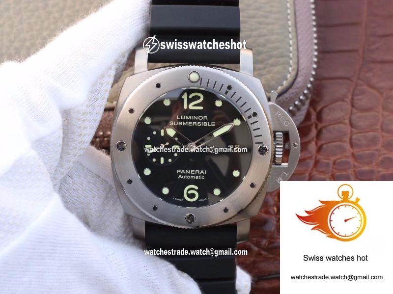 Panerai Luminor Submersible 1950 Amagnetic 3 Days Titanium PAM389 VS Factory V2 Black Dial 1