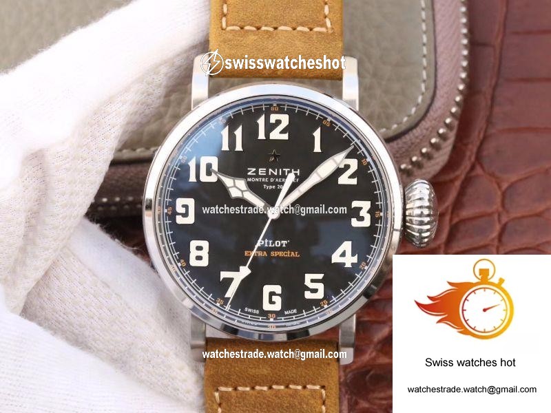 Zenith Pilot Type 20 Extra Special 03.2430.3000.21.C738 XF Factory Black Dial 1